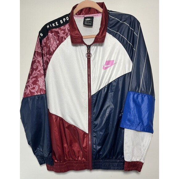 Nike Sportswear 352‎ Women's Windbreaker Jacket Running Zipper Size Large - Picture 1 of 9